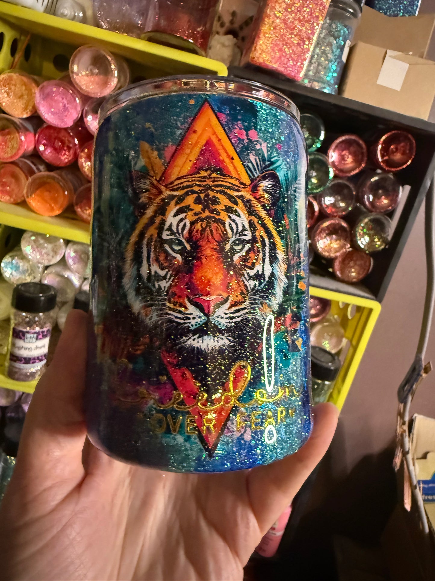 12oz tiger leopard mashup