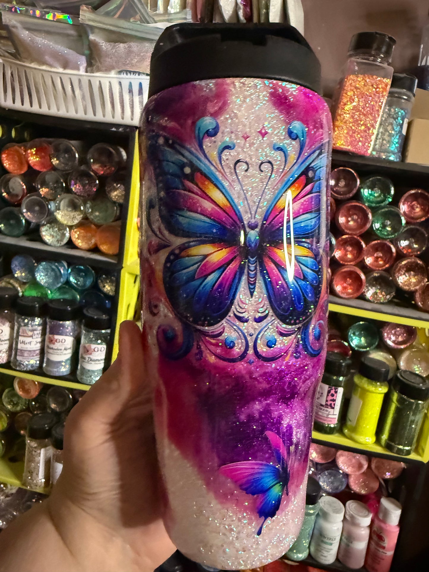 30oz clipmate butterfly