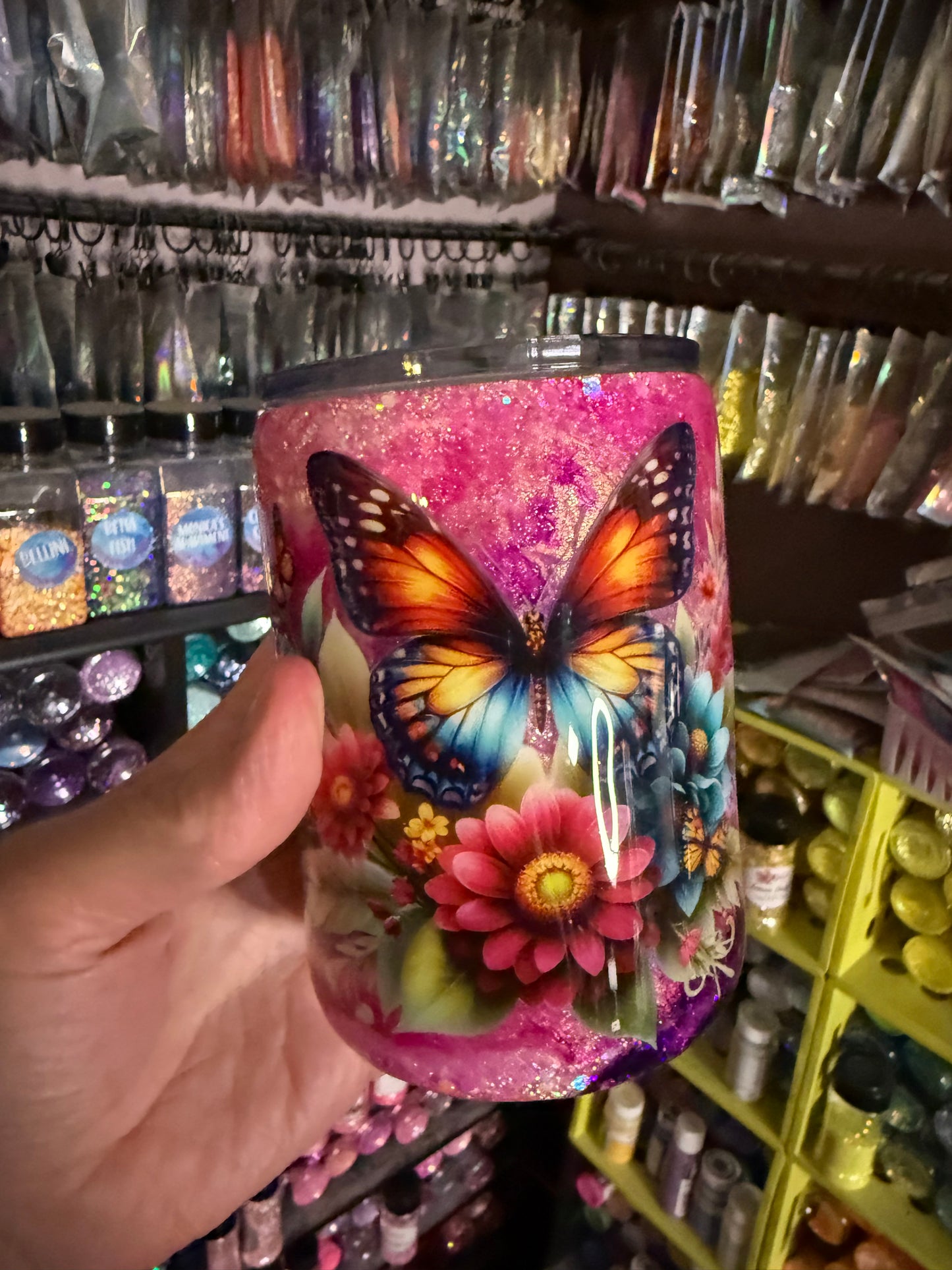 Butterfly floral 12oz