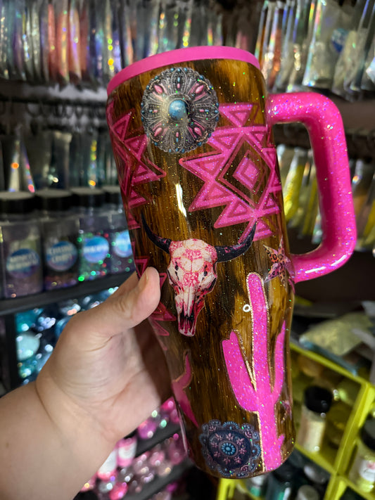 Western peekaboo 40oz