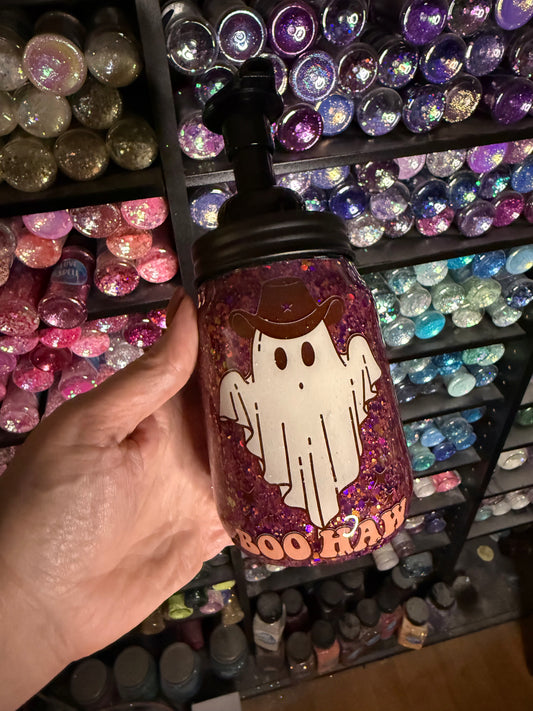 Boohaw soap jar