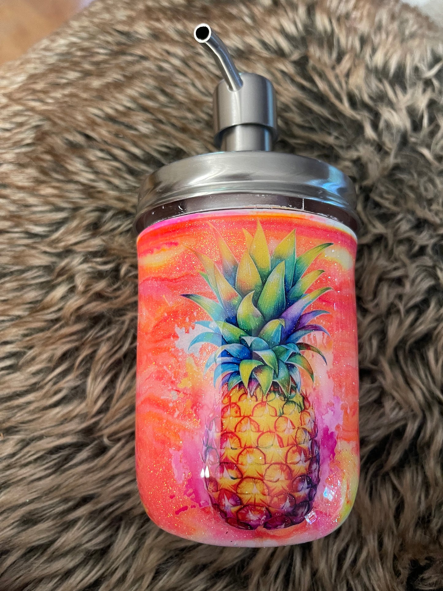 16oz wide mouth mason soap jar