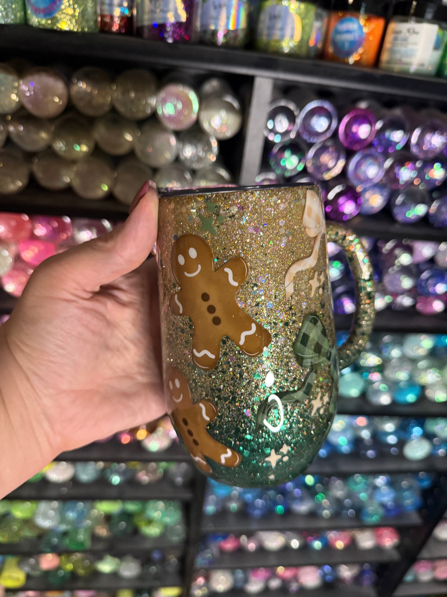 16oz gingerbread coffee mug