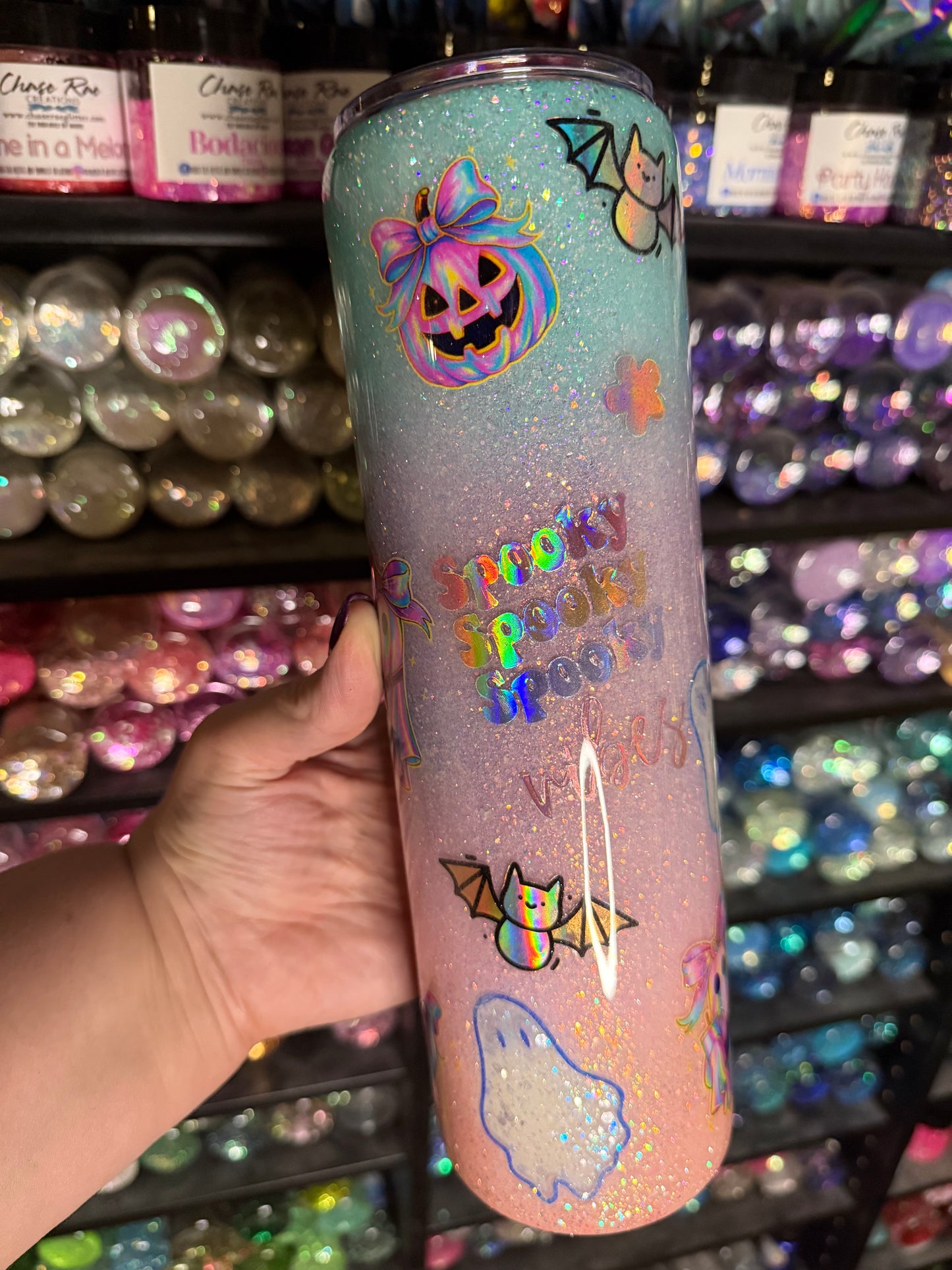 32oz glow ghost peekaboo