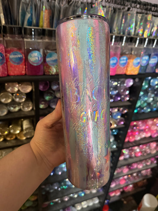 32oz tipsy brushstroke tumbler