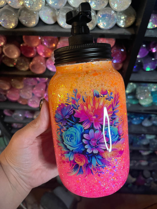 32oz mason jar with pump