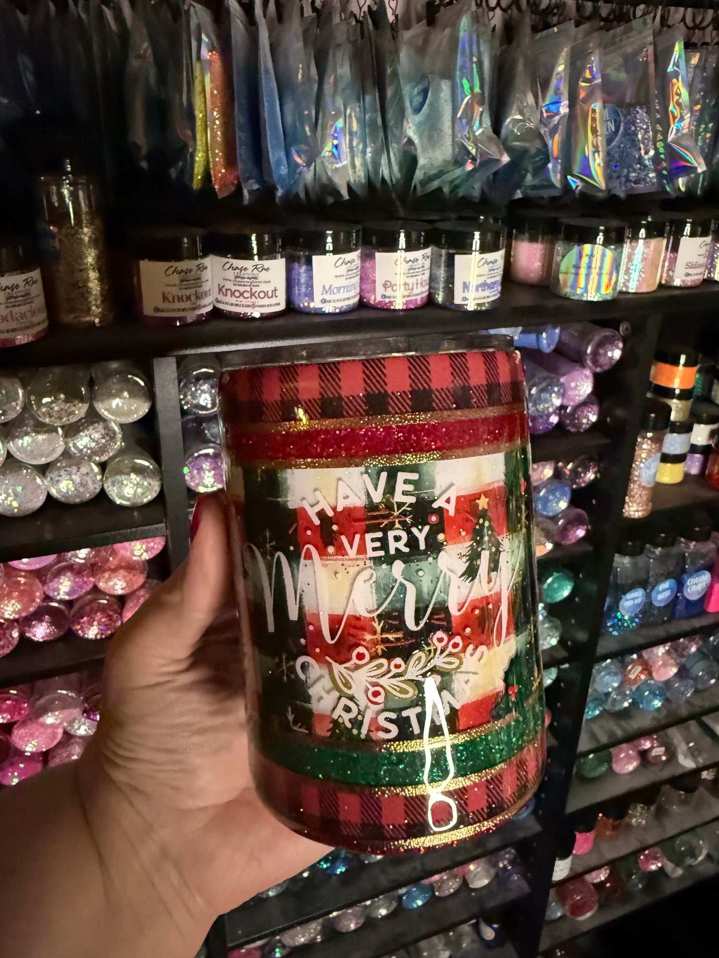 14oz merry Christmas tumbler