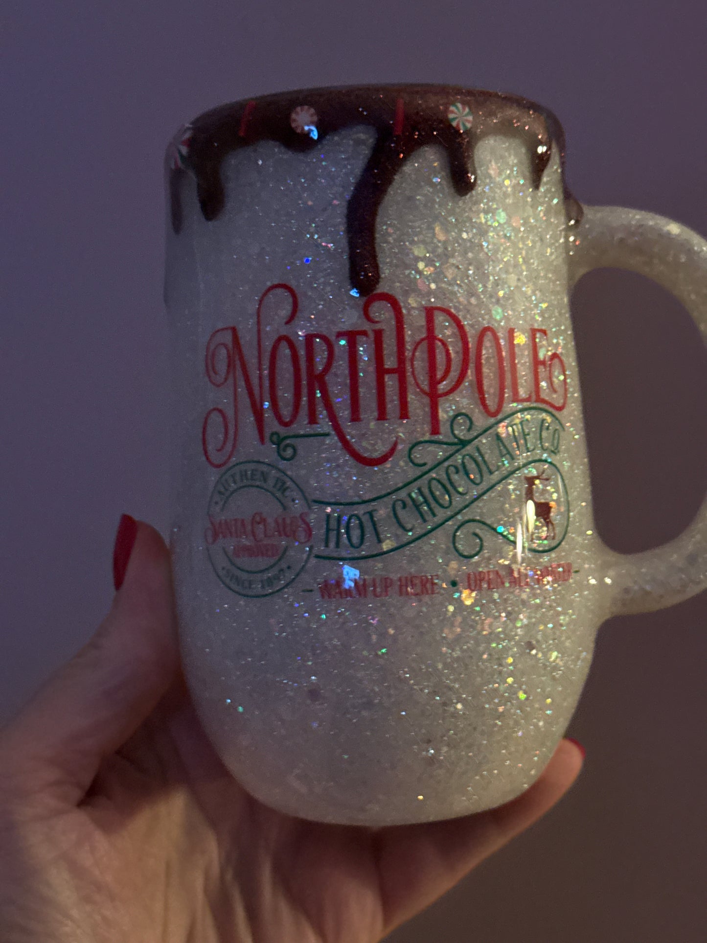 16oz North Pole hot chocolate mug
