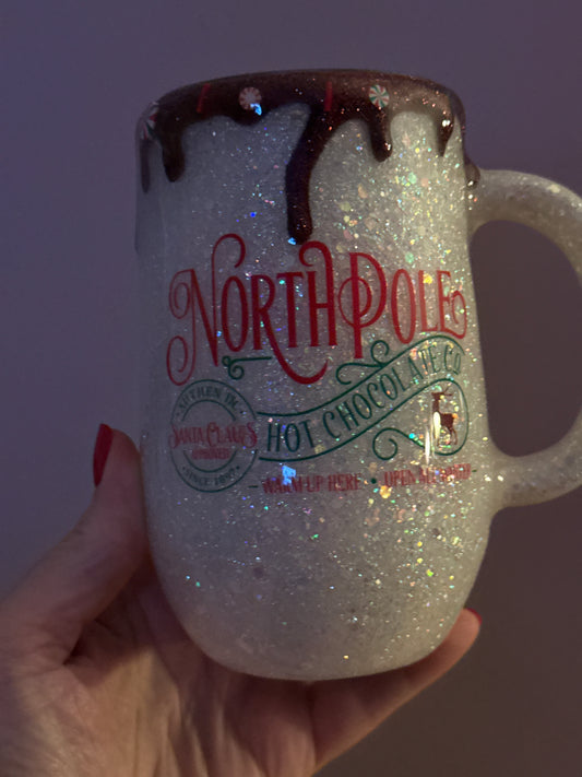 16oz North Pole hot chocolate mug