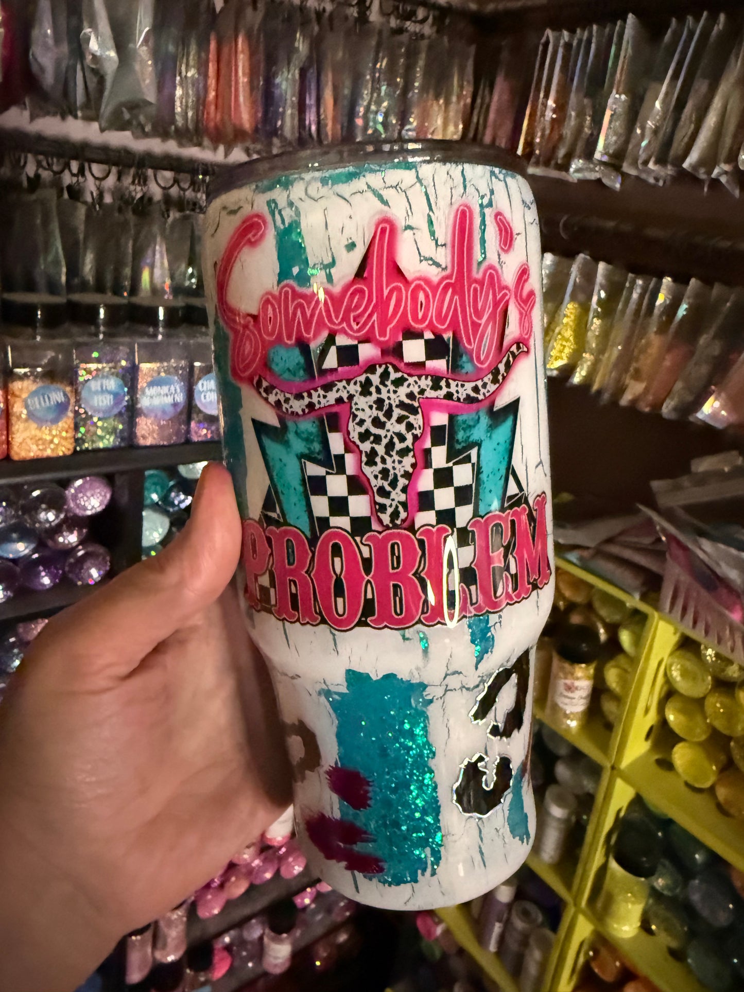 Somebody’s problem 24oz crackle