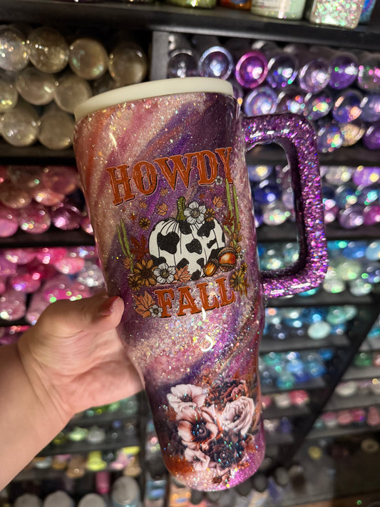 40oz spillproof howdy fall Milky Way