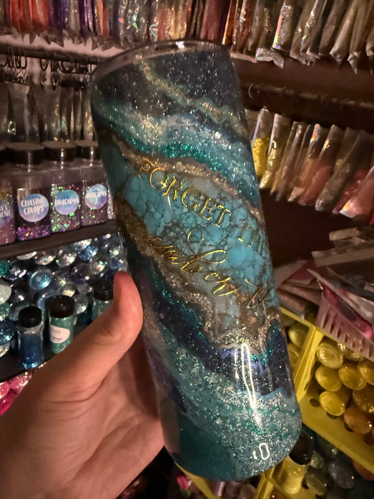 Blue geode 24oz