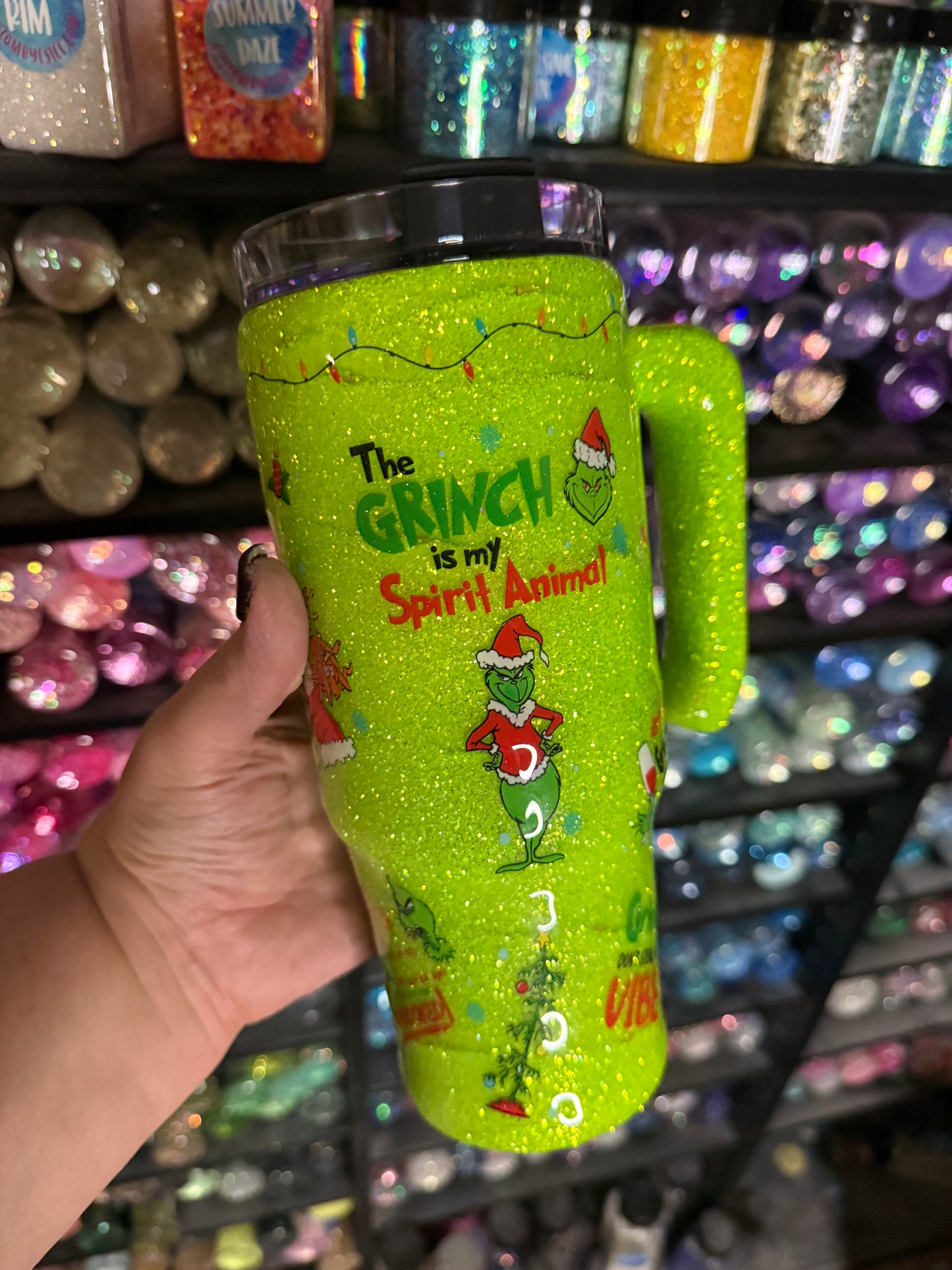 30oz grinch light up tumbler preorder