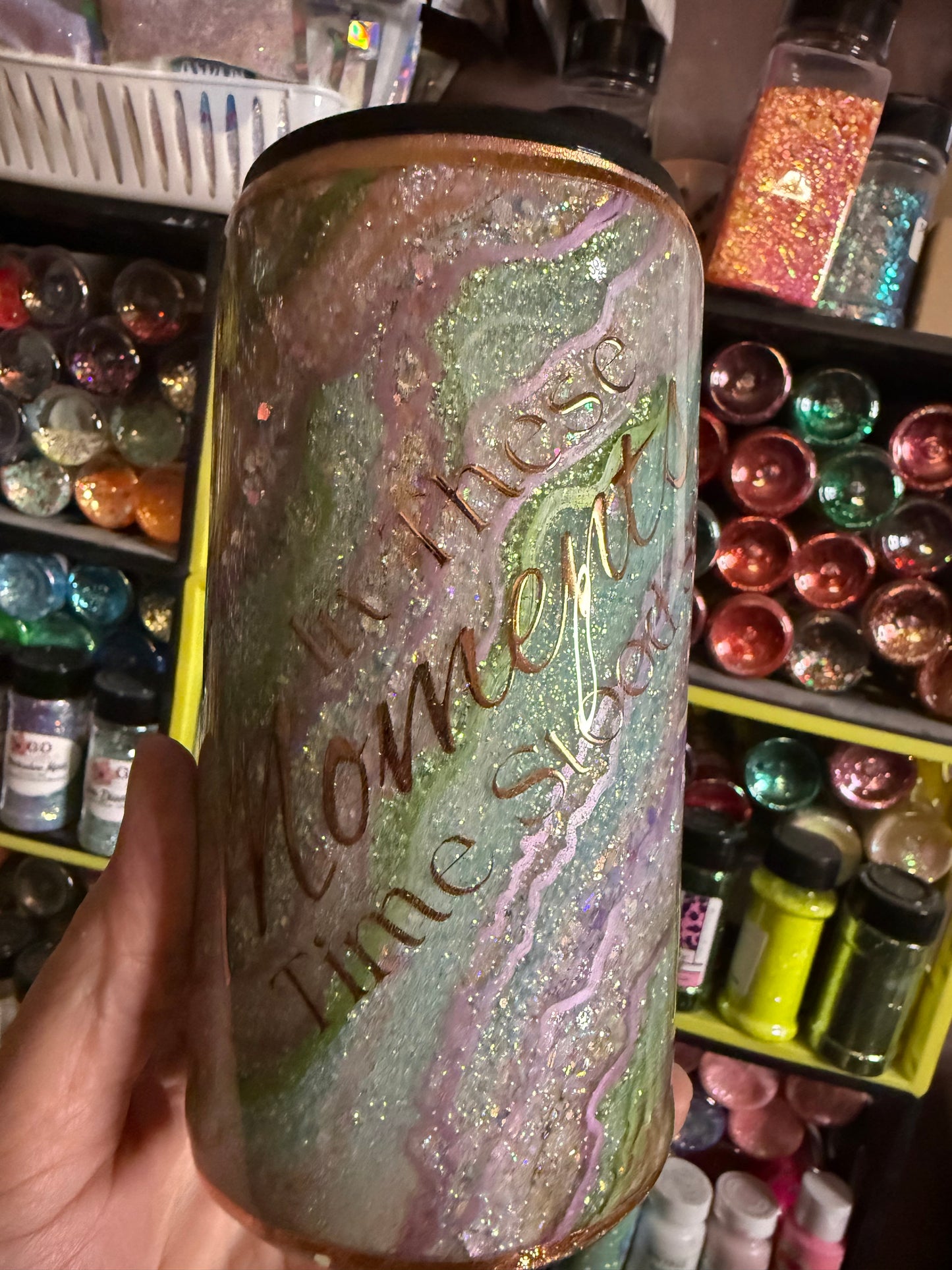 Geode skinny koozie