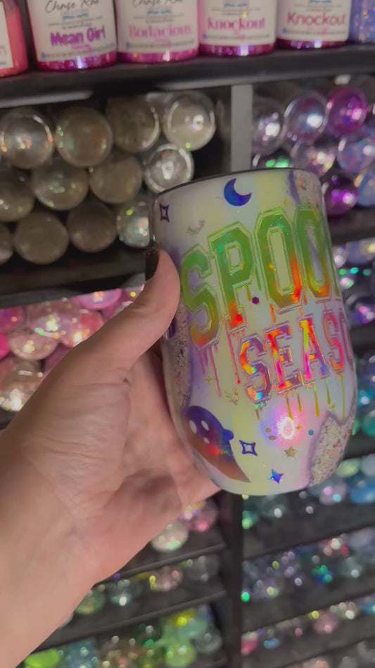 Spooky season 16oz wine tumbler